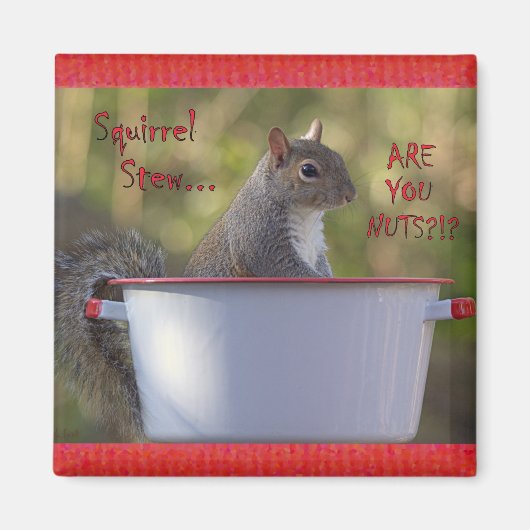 Aimant Écureuil... ES-TU NUTS ? ! ? (Devant)