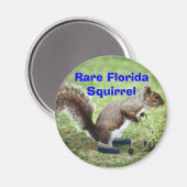 Aimant Écureuil rare de Floride (Recto/Verso)