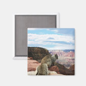 Aimant Écureuil surplombant Grand Canyon, Arizona (Recto/Verso)