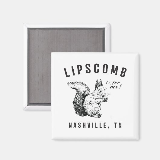 Aimant Écureuils de Lipscomb (Recto/Verso)