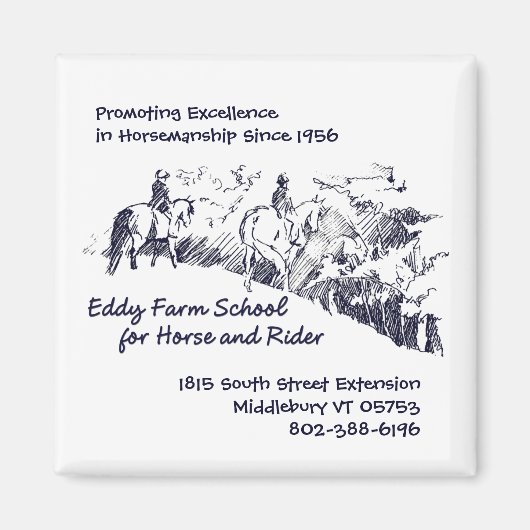 Aimant Eddy Farm School for Horse and Rider (Devant)