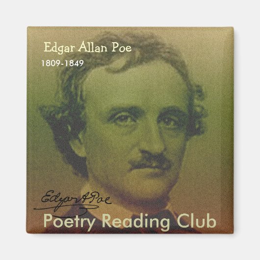 Aimant Edgar Allan Poe (Devant)
