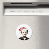 Aimant Edgar Allan Poe Casquette de Noël Snowflake (In Situ (Lave-vaisselle))
