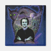Aimant Edgar Allan Poe gothique (Devant)