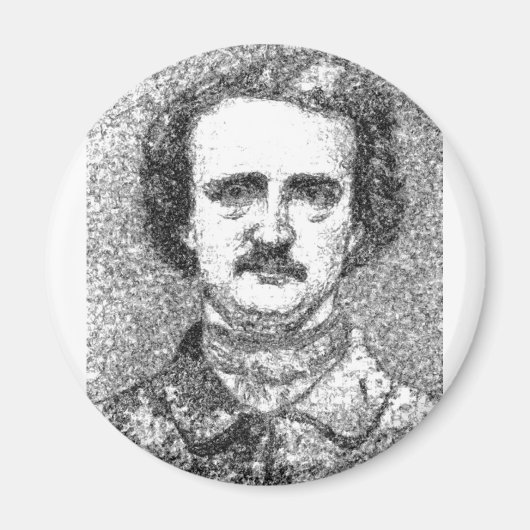 Aimant Edgar Allan Poe Portrait (Devant)