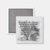 Aimant Edgar Allan Poe Spirits of the Dead Halloween Poem (Recto/Verso)