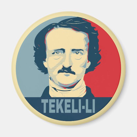 Aimant Edgar Allan Poe TEKELI-LI Style Hope (Devant)