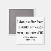 Aimant Edgar Allen Poe Citation 6a (Recto/Verso)