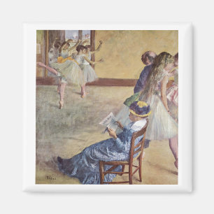 Aimant Edgar Degas - Classe de danse Madame Cardinal 1878