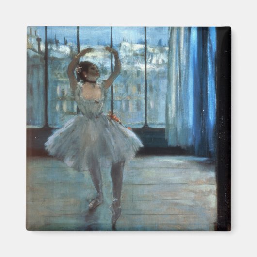 Aimant Edgar Degas | Danseur devant une fenêtre (Devant)