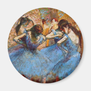 Aimant Edgar Degas - danseurs dans le bleu