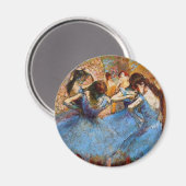 Aimant Edgar Degas - Danseurs en bleu (Recto/Verso)