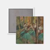 Aimant Edgar Degas Danseurs rose et vert (Recto/Verso)