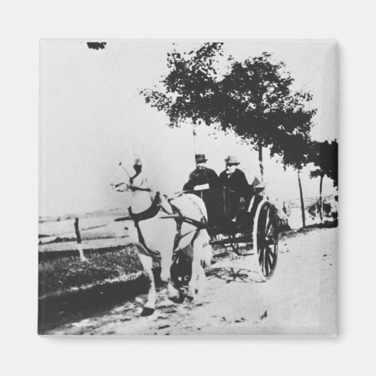 Aimant Edgar Degas | Edgar Degas et un ami (Devant)