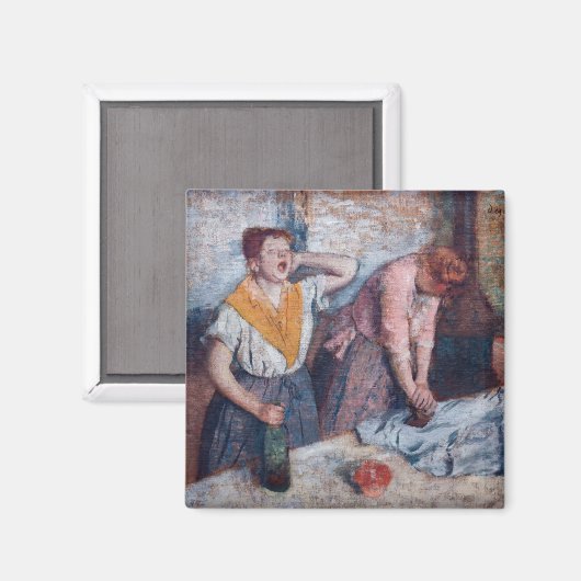 Aimant Edgar Degas - Femmes en repassage (Recto/Verso)