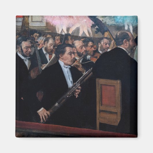 Aimant Edgar Degas - Orchestre à l'Opéra (Devant)