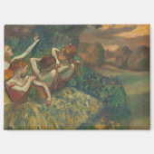 Aimant Edgar Degas Quatre Danseurs Impressionniste (Recto)