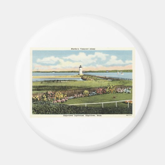 Aimant Edgartown Lighthouse Martha's Vineyard c1925 (Devant)