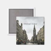 Aimant Edimbourg, Écosse, paysage urbain (Recto/Verso)
