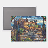 Aimant Edinburgh Castle Scotland Travel (Recto/Verso)