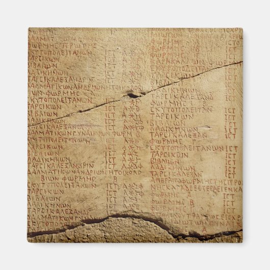 Aimant Édit de l'empereur Dioclétien (Devant)