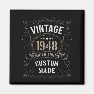 Aimant Édition limitée vintage 1948 sur mesure