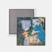 Aimant Edouard Manet - Blanchisserie (Recto/Verso)