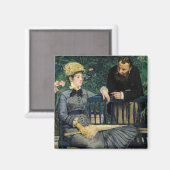 Aimant Edouard Manet - Dans la serre (Recto/Verso)