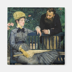 Aimant Edouard Manet - Dans la serre