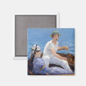 Aimant Edouard Manet - En bateau (Recto/Verso)