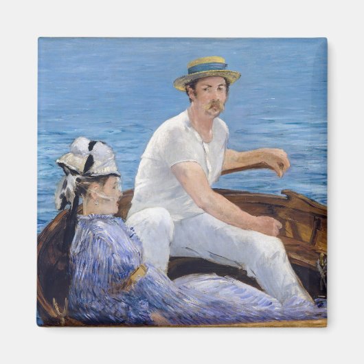 Aimant Edouard Manet - En bateau (Devant)