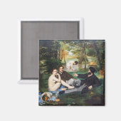 Aimant Edouard Manet - Le déjeuner sur l'herbe (Recto/Verso)