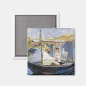 Aimant Edouard Manet - Monet dans son bateau atelier (Recto/Verso)