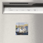 Aimant Edouard Manet - Monet dans son bateau atelier (In Situ (Lave-vaisselle))