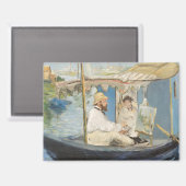 Aimant Edouard Manet - Monet Peinture sur son Studio Boat (Recto/Verso)