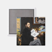 Aimant Edouard Manet - Portrait d'Emile Zola (Recto/Verso)