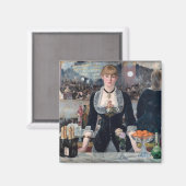 Aimant Edouard Manet - Un bar aux Folies-Bergere (Recto/Verso)