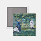 Aimant Edouard Manet - Une partie de croquet (Recto/Verso)