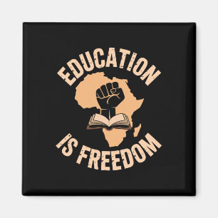 Aimant Éducation sur l'histoire noire est Liberté Livres