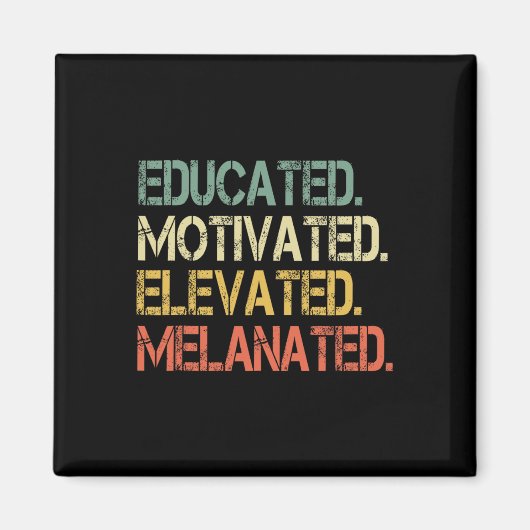 Aimant Éduqué Motivé Lelevé Melanated Junetdix B (Devant)
