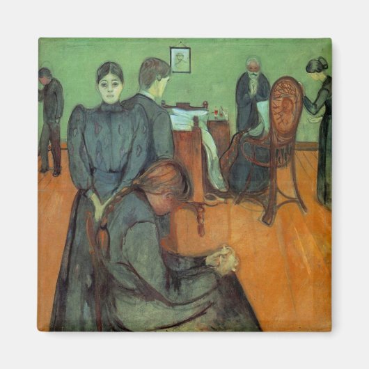 Aimant Edvard Munch - Décès Dans Le Sickroom 1895 (Devant)