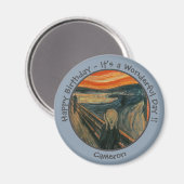 Aimant Edvard Munch La Collection Scream Party Items (Recto/Verso)