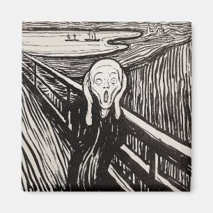 Aimant Edvard Munch La Lithographie De Cri Imprimer Célèb