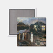 Aimant Edvard Munch - La tempête (Recto/Verso)