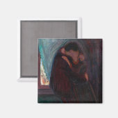 Aimant Edvard Munch - Le baiser (Recto/Verso)