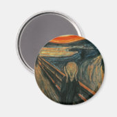 Aimant Edvard Munch - Le cri (Recto/Verso)