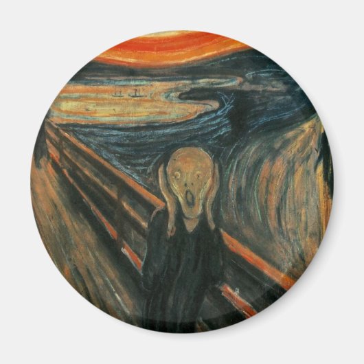 Aimant Edvard Munch - Le cri (Devant)