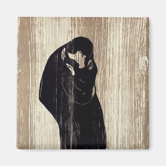 Aimant Edvard Munch - Le Kiss IV (Devant)