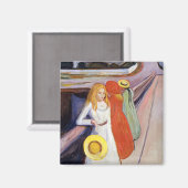 Aimant Edvard Munch - Les filles sur le pont 1901 (Recto/Verso)