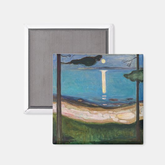 Aimant Edvard Munch - Lune (Recto/Verso)